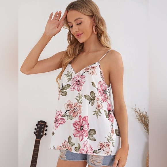 MATERNITY FLORAL PRINT CAMI - Picture 3 of 5